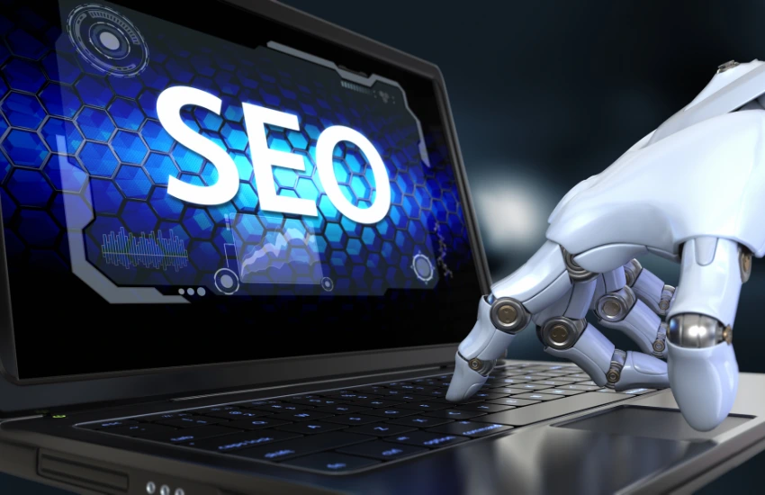 inteligencia artificial y SEO analizando posicionamiento web